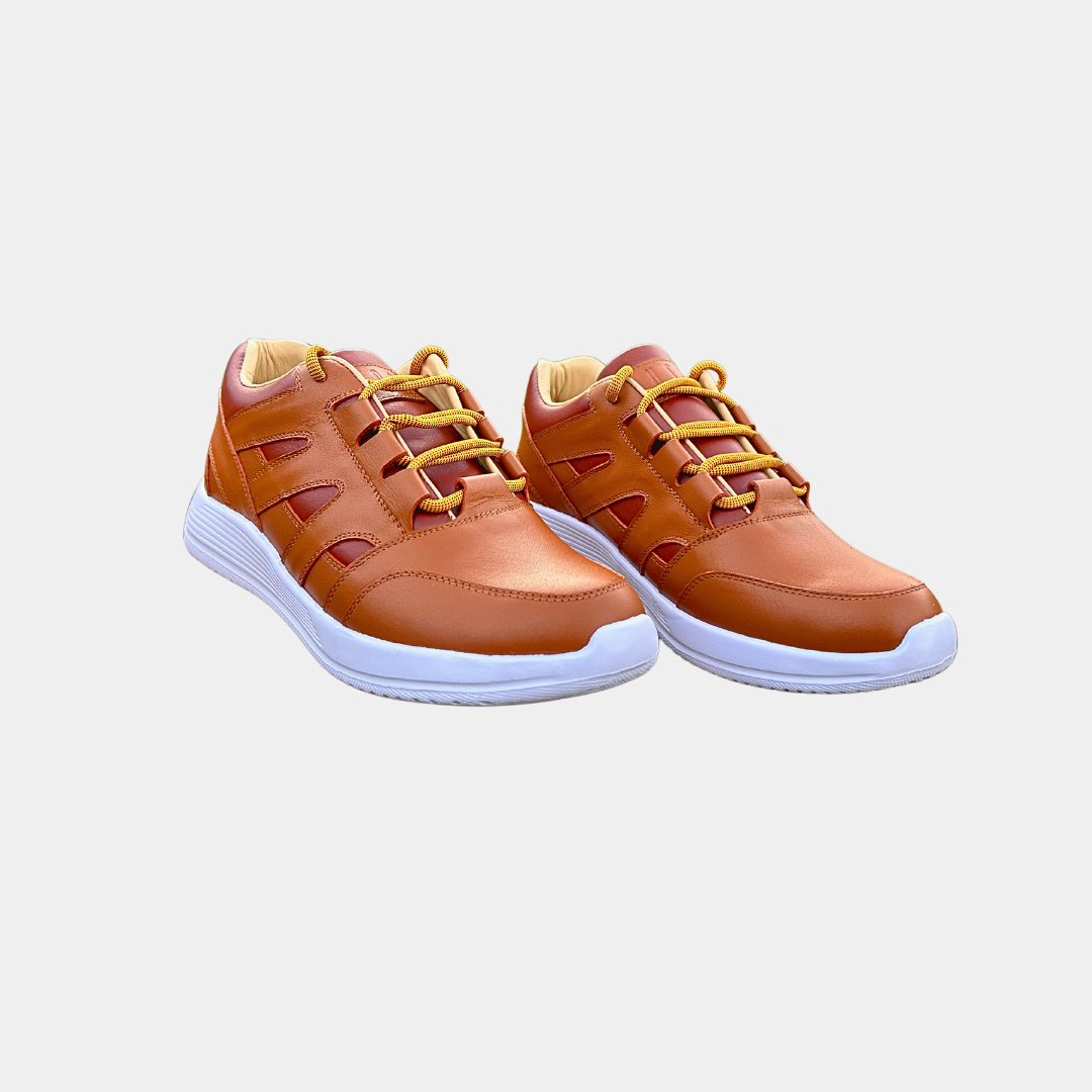 Zapatilla Musoq All leather Miel / cobre