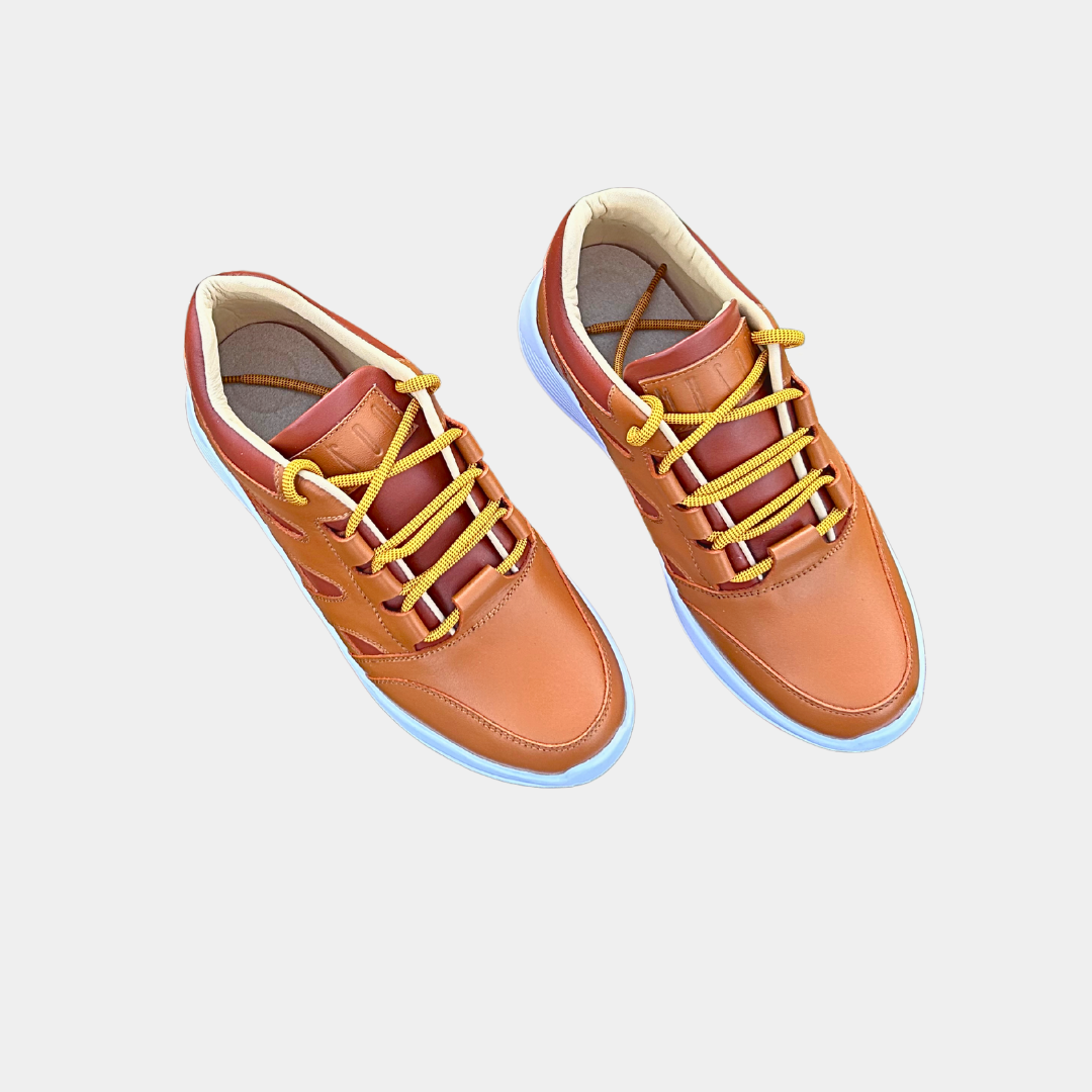 Zapatilla Musoq All leather Miel / cobre