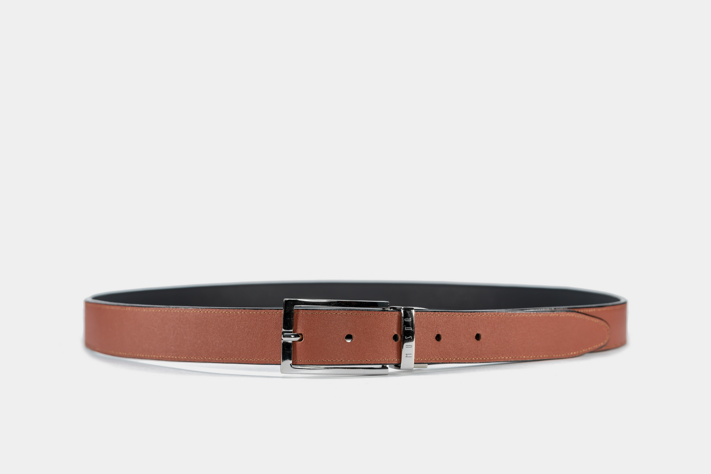 Correa Reversible - Cobre Alto brillo / Negro