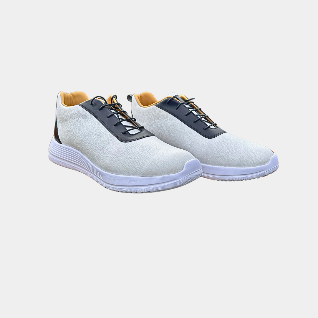 Zapatilla Vintage blanco / negro