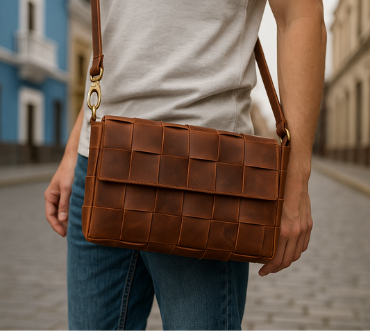 Cartera tejida - Cobre Crazy