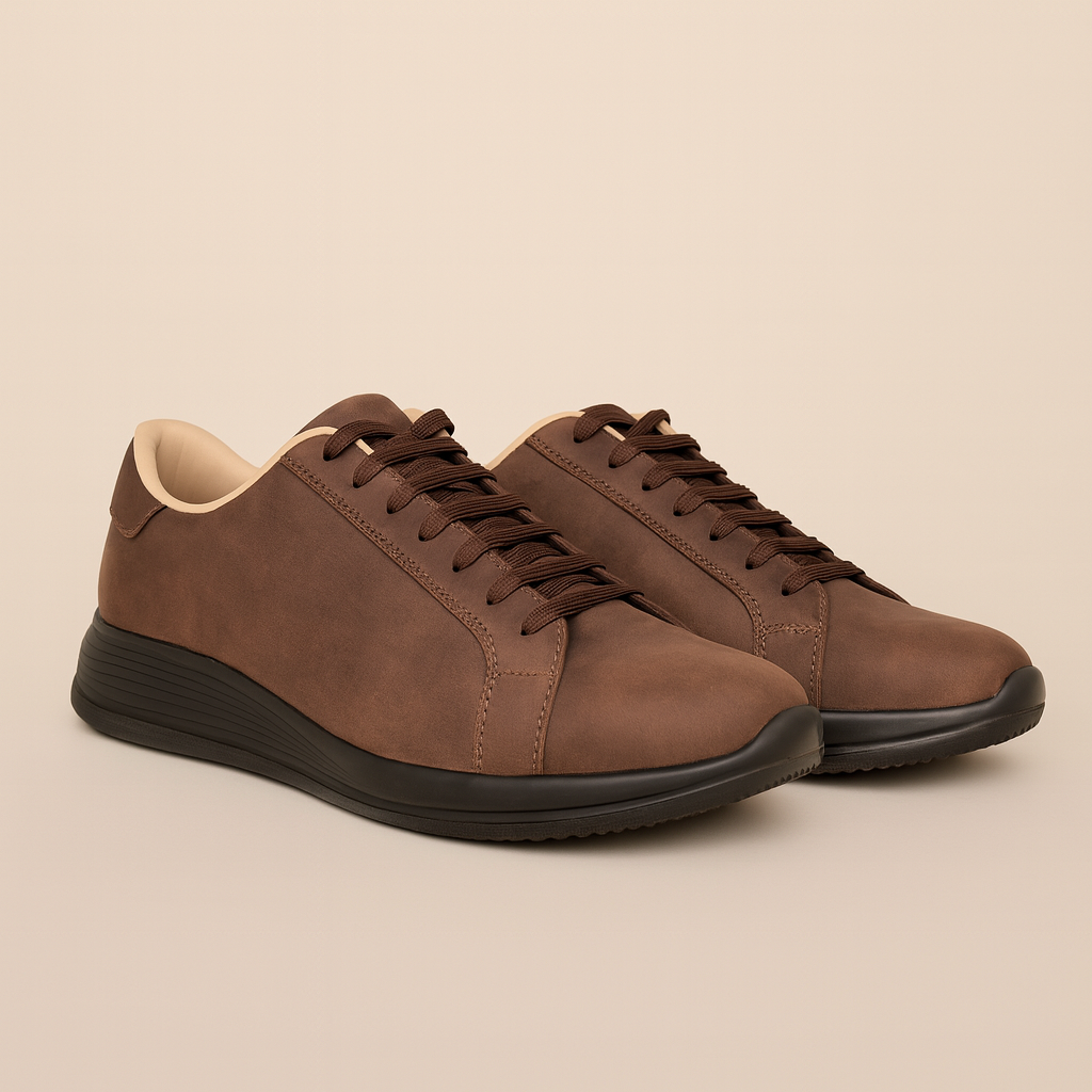 Zapatilla Calma - marrón / negro