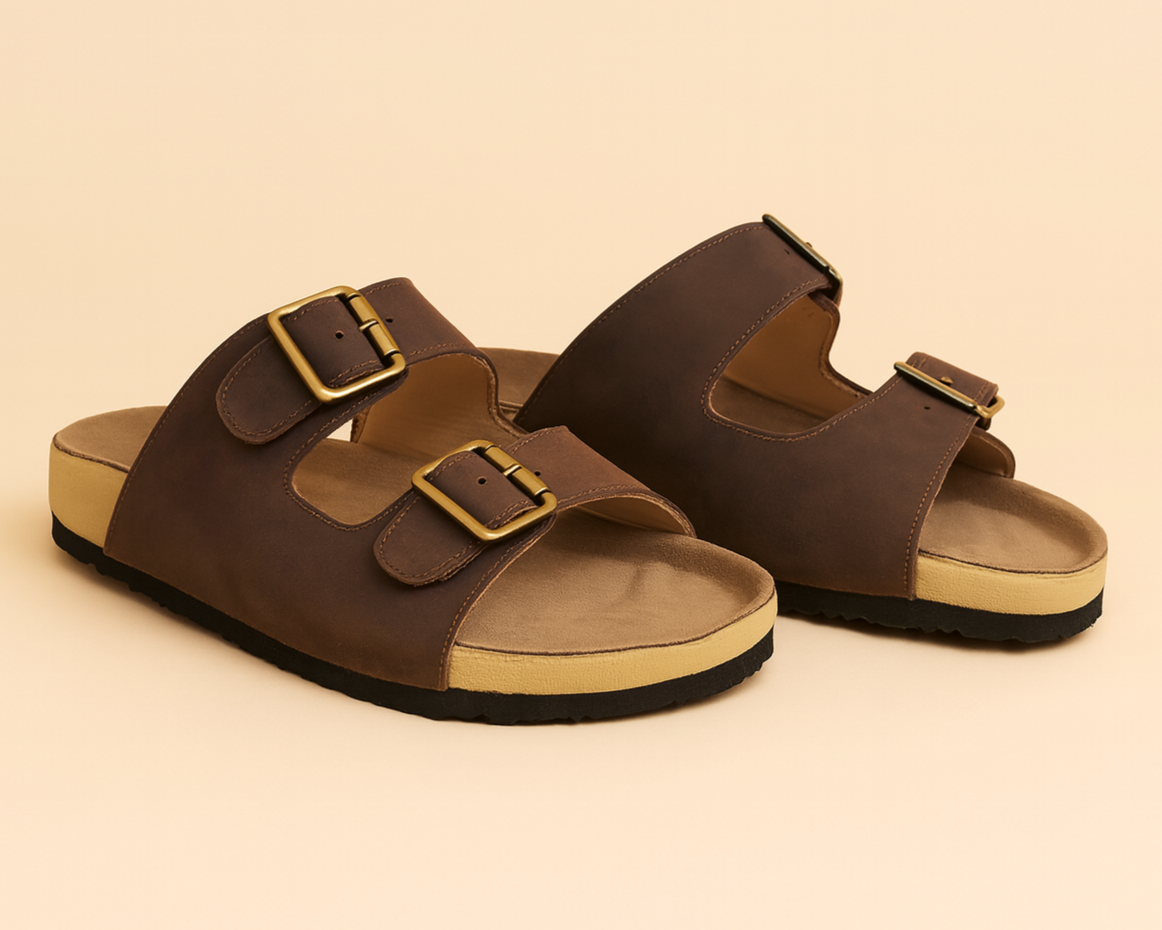 Sandalia Europea - marrón crazy/ unisex