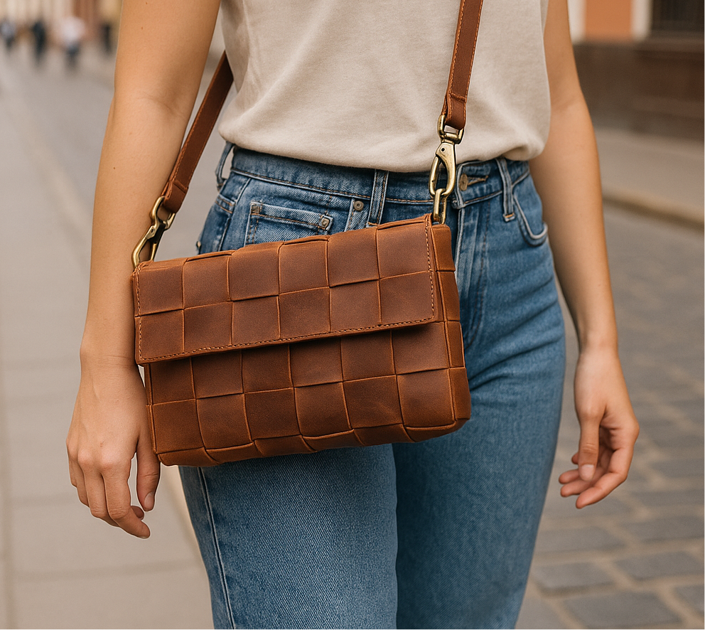 Cartera tejida - Cobre Crazy