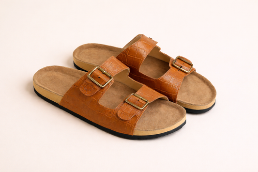Sandalia Europea - Coco miel