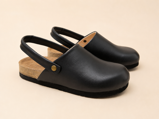 Sueco Atemporal talón - negro