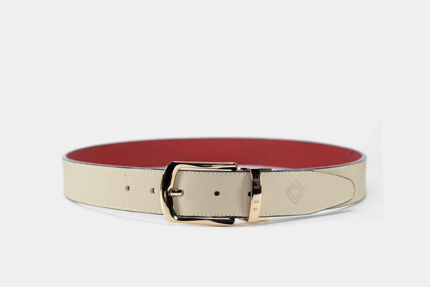 Correa reversible - papa - rojo vino